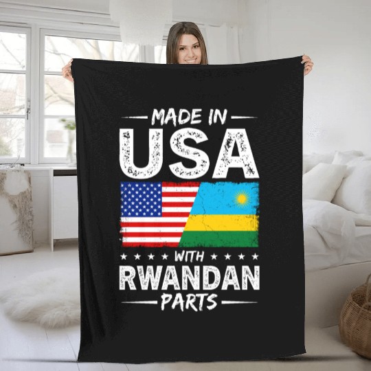 American Crafted Rwandan Powered Rwanda Fleece Blankets