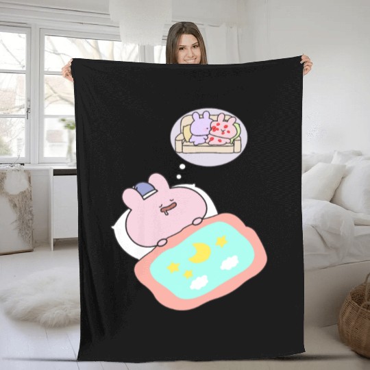 Dreamy Pink Romantic Dreams Fleece Blankets