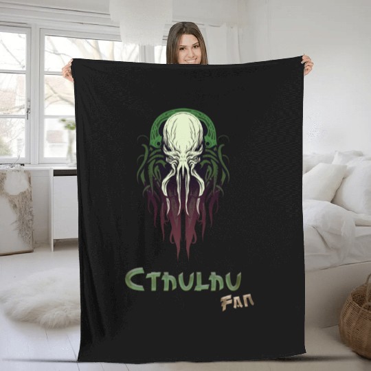 Cthulhu Fan Fleece Blankets