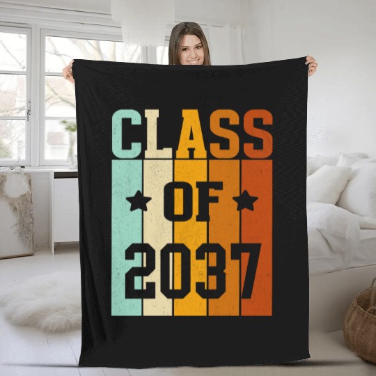 CLASS OF 2037 BACK TO SKHOOL. Fleece Blankets