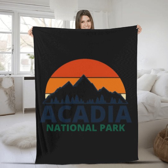Acadia National Park Fleece Blankets