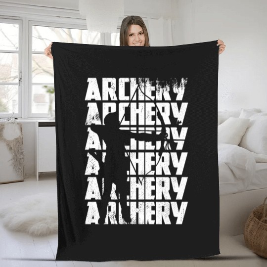 Archery Fleece Blankets