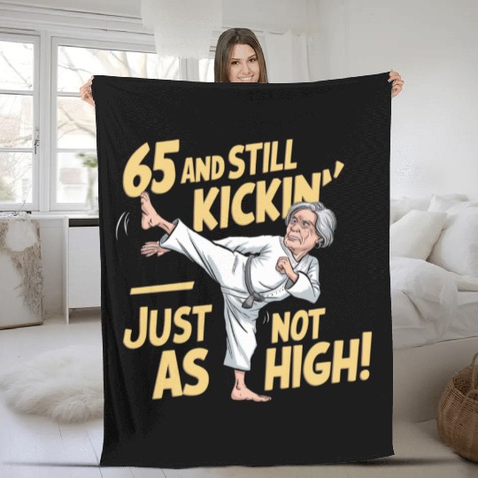 65th Birthday Fleece Blankets