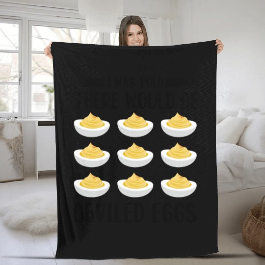 Funny Deviled Eggs Designs For Deviled Egg Lover Fleece Blankets