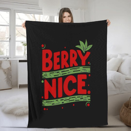Berry Nice Fleece Blankets