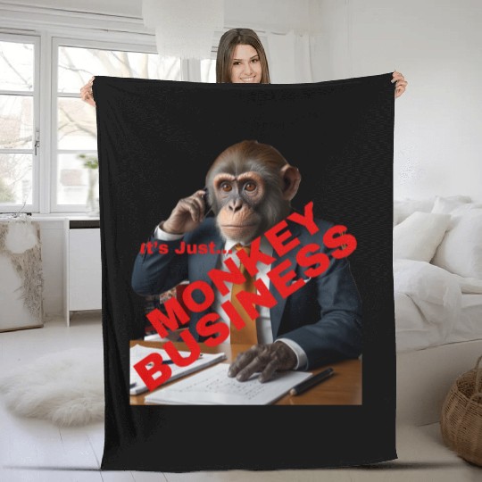 Monkey Business Fleece Blankets