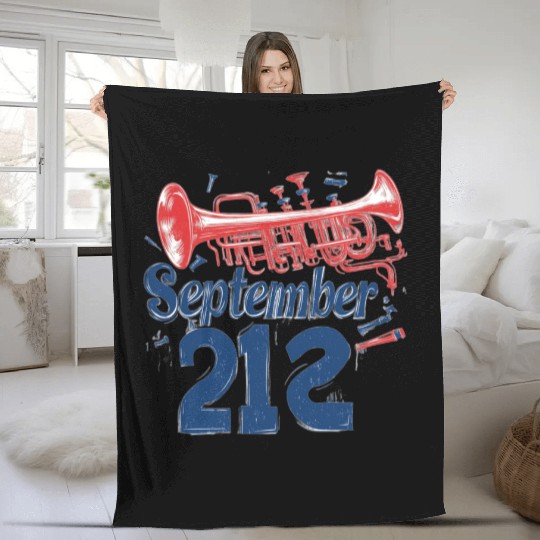 21 September Belize Independence day on Fleece Blankets