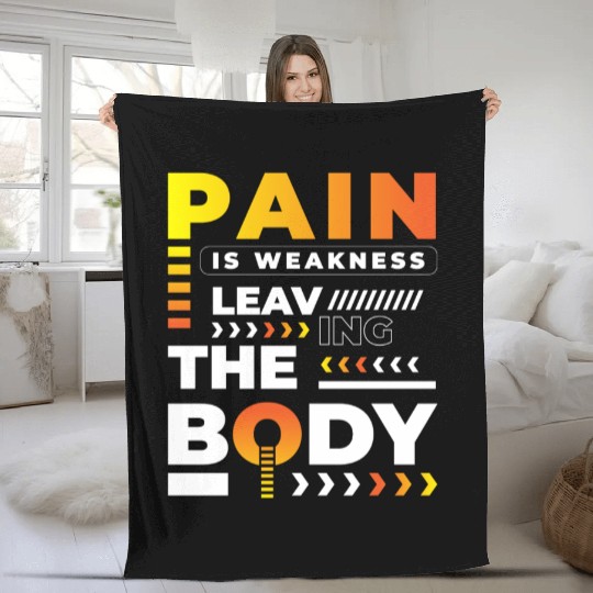 Cross Trainer Gym Health Workout Fleece Blankets