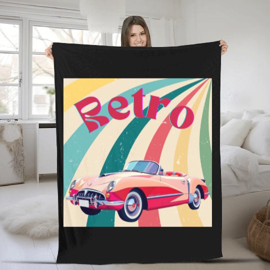 Retro Fleece Blankets