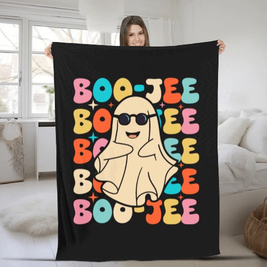 Funny Halloween Boo-jee Fleece Blankets