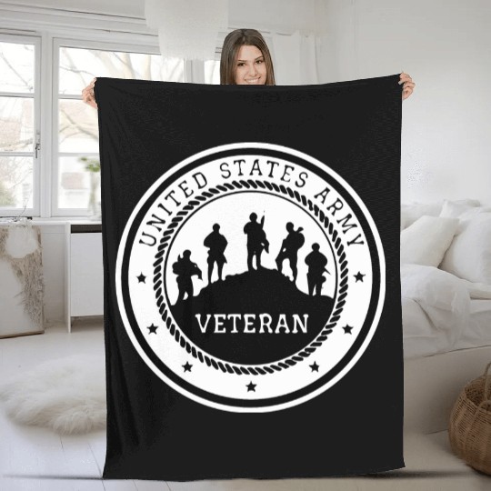 US Army Veteran LIKE US ON FACEBOOK # Fleece Blankets