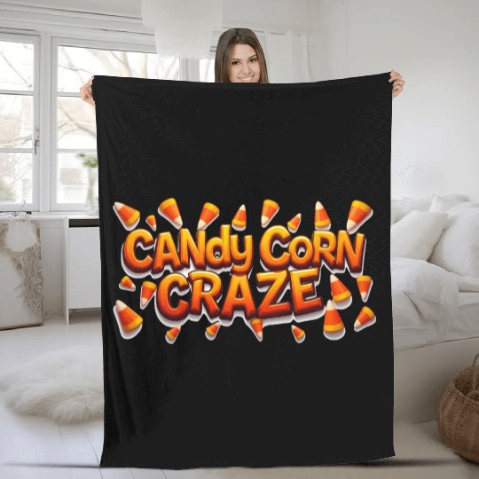 Candy Corn Craze! Fleece Blankets