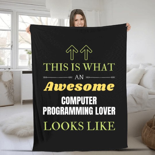 Computer programming Fleece Blankets