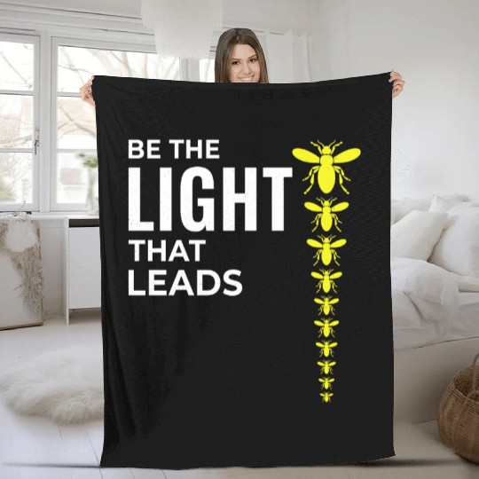 Fireflies Firefly Lightning Bug Insect Collector Fleece Blankets