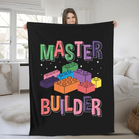 Blocks Children Imagination Creative Fleece Blankets