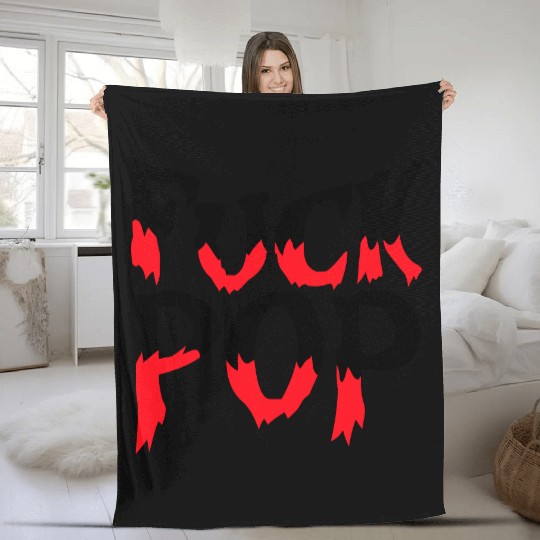 Fuck pop charts music heavy metal hard rock love Fleece Blankets
