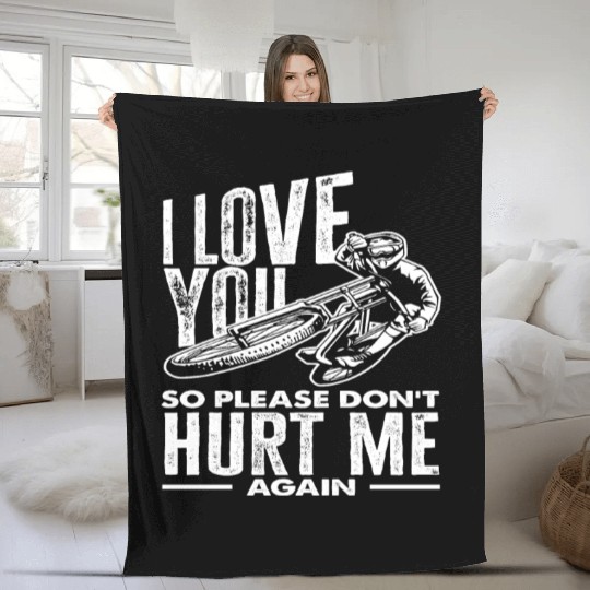 I Love You Please Don't Hurt Me Again Fleece Blankets