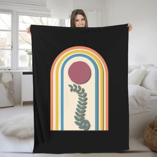 Boho Planet Fleece Blankets