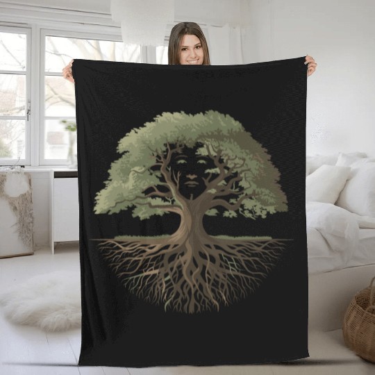 Tree of life for a Nature lover Fleece Blankets