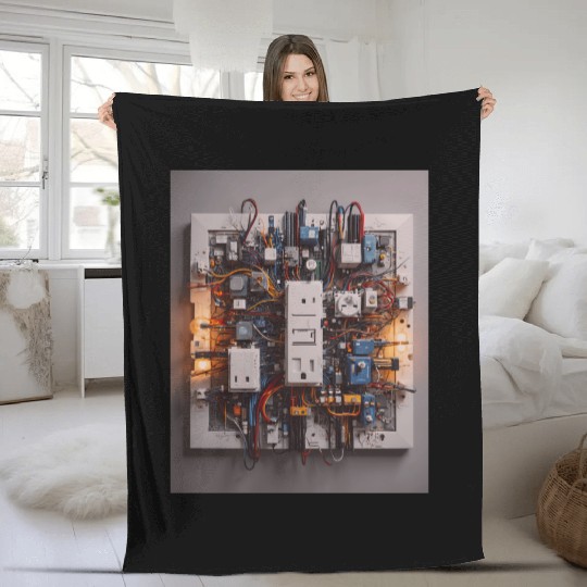Tangled Currents of Innovation Fleece Blankets