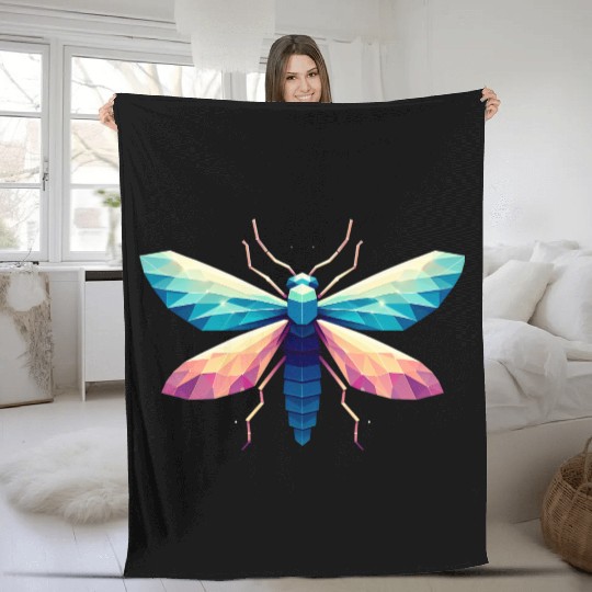 Fireflies,Lightning Bug Fleece Blankets