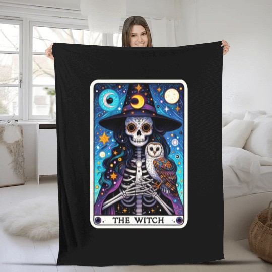 Tarot Card Collection - The Witch Fleece Blankets