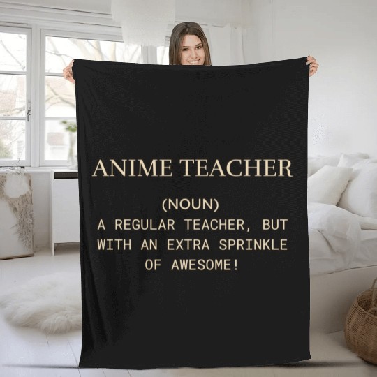 Anime Teacher Fleece Blankets