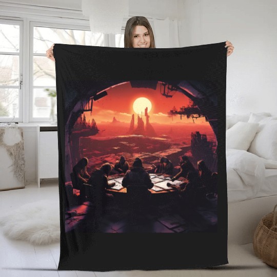 A Group of Rebels Fleece Blankets
