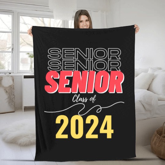 Senior Class of 2024 Fleece Blankets