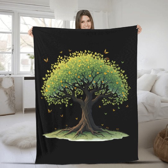 Tree of Life Fleece Blankets