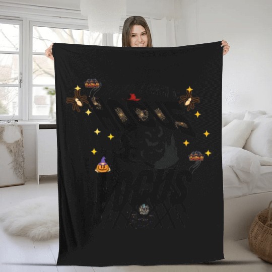 Hocus Pocus Halloween Fleece Blankets for Women Fall Fleece Blankets Sh