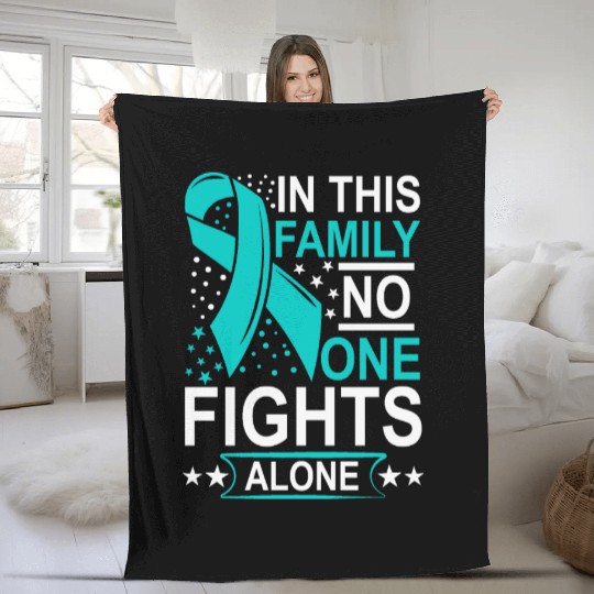 Wellness Collection - Family, No-one Fights Alone Fleece Blankets