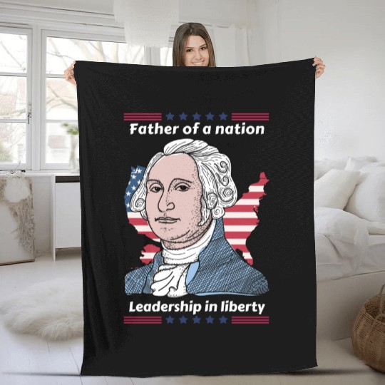 George Washington Tribute Fleece Blankets