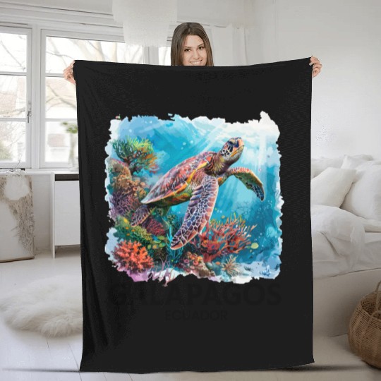 Galapagos islands, galapago ecuador Fleece Blankets