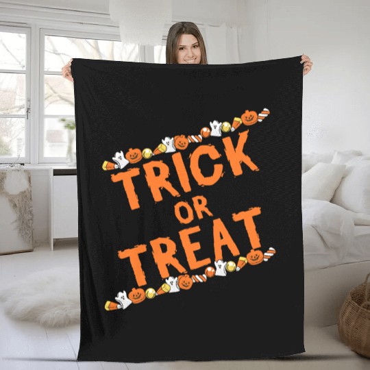 Trick or Treat Tees Fleece Blankets| halloween
