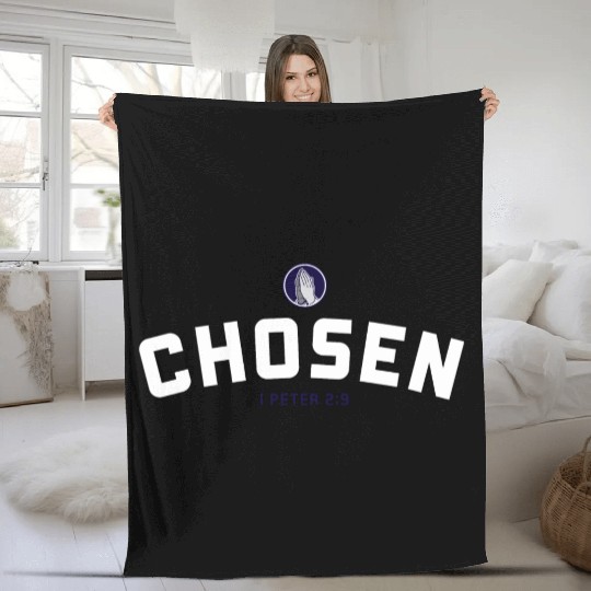 Chosen Christian Design Fleece Blankets