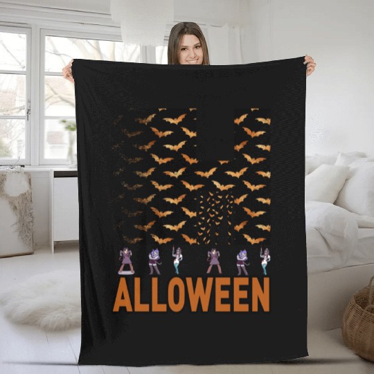 Happy Halloween 2025 Fleece Blankets