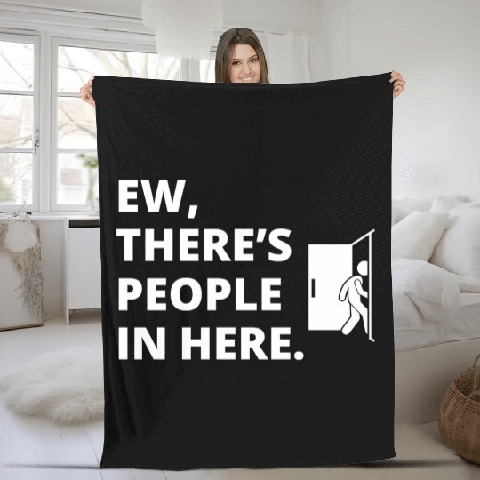 ew people Fleece Blankets