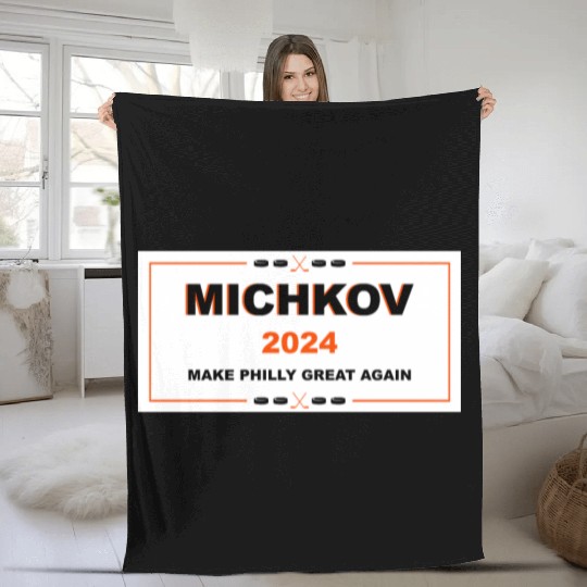 Michkov Make Philly Great Again 2024 Fleece Blankets