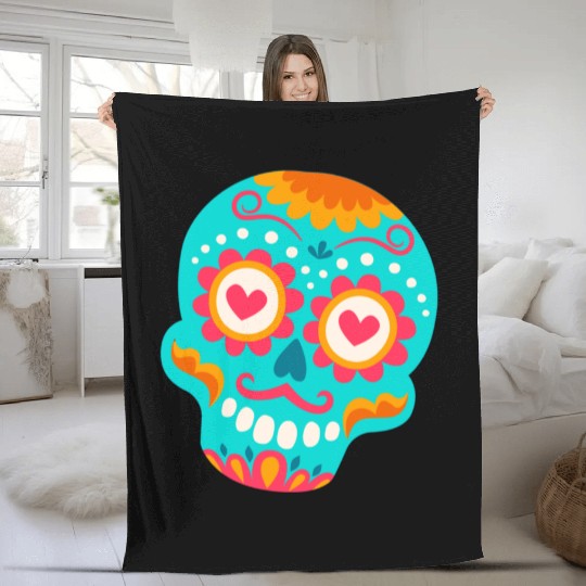 Skull Fleece Blankets