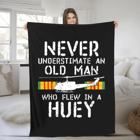 Sky Warriors: Huey Pilots of the Vietnam War Fleece Blankets