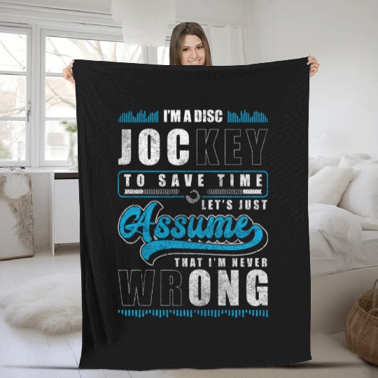 Party Musician Job Fleece Blankets