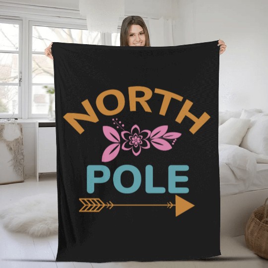 North pole Fleece Blankets
