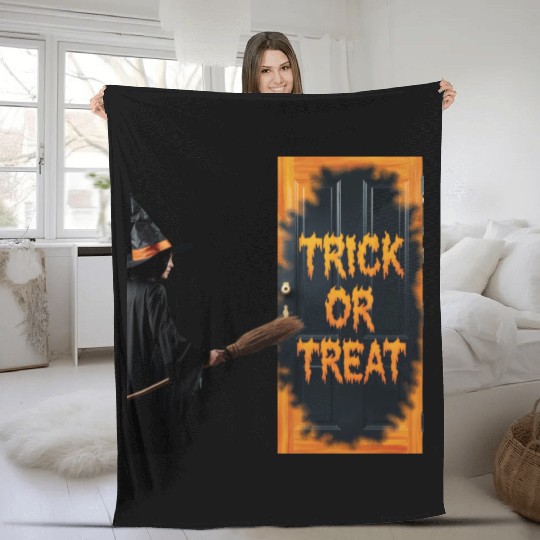 Witching Hour: Trick or Treat Fleece Blankets
