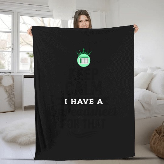 Funny Excel Spreadsheets Lover 1 Fleece Blankets