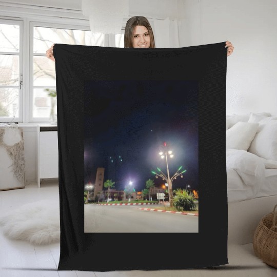 small town beauty Fleece Blankets