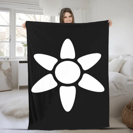 Small Daisy Flower White Decorative Beautiful Cool Fleece Blankets