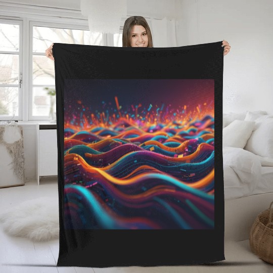 Leonardo Lightning XL Fleece Blankets