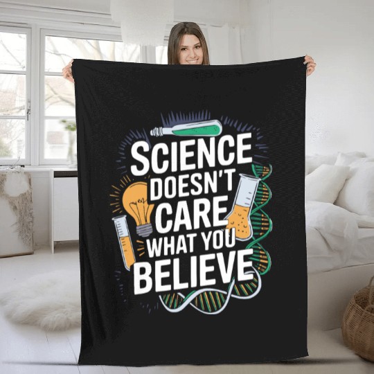 Science And Research For Atheists Fleece Blankets