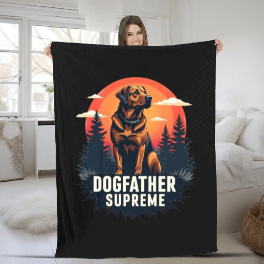 Dogfather Supreme Fleece Blankets